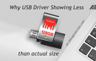Why hard disk and Pendrive Showing less space than actual