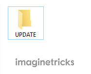 Create an UPDATE Folder inside PS3 Folder