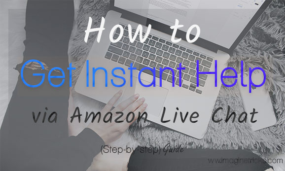 Get instant help for your query via Amazon Live Chat